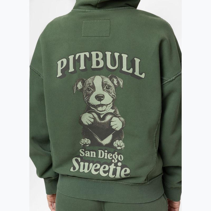 Dámska mikina Pitbull Sweetie Hooded Zip sage green 5