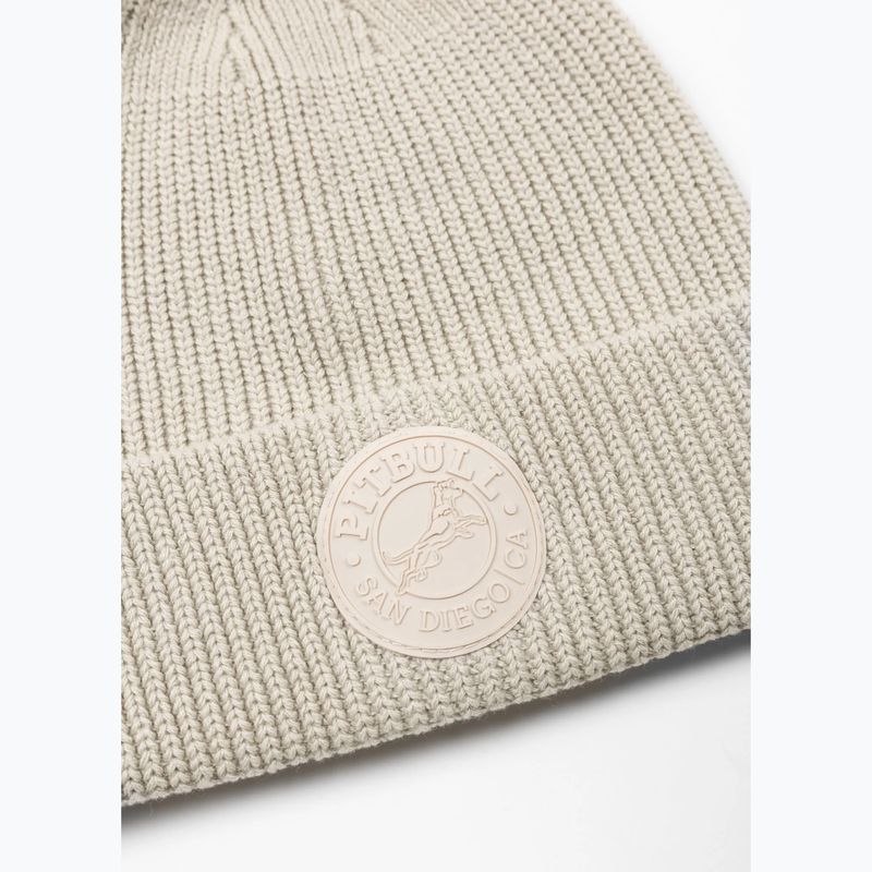 Zimná čiapka Pitbull Beanie San Diego Ca white stone 2