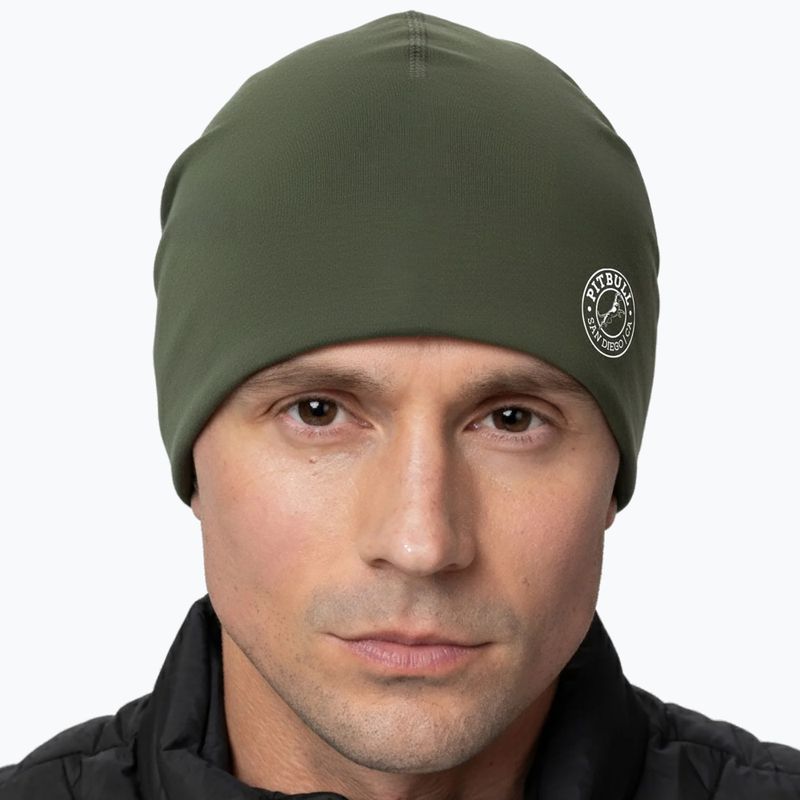 Zimná čiapka Pitbull San Diego Ca Beanie olive 3