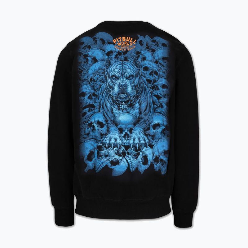 Pánska mikina Pitbull Crewneck Guardian Angel black 2