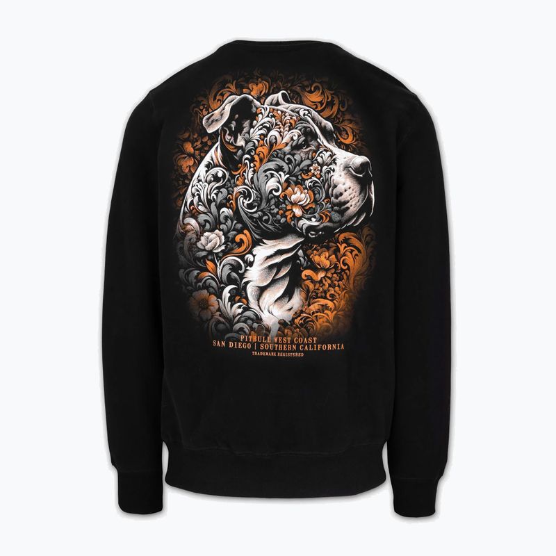 Pánska mikina Pitbull Crewneck Tattoo black 2