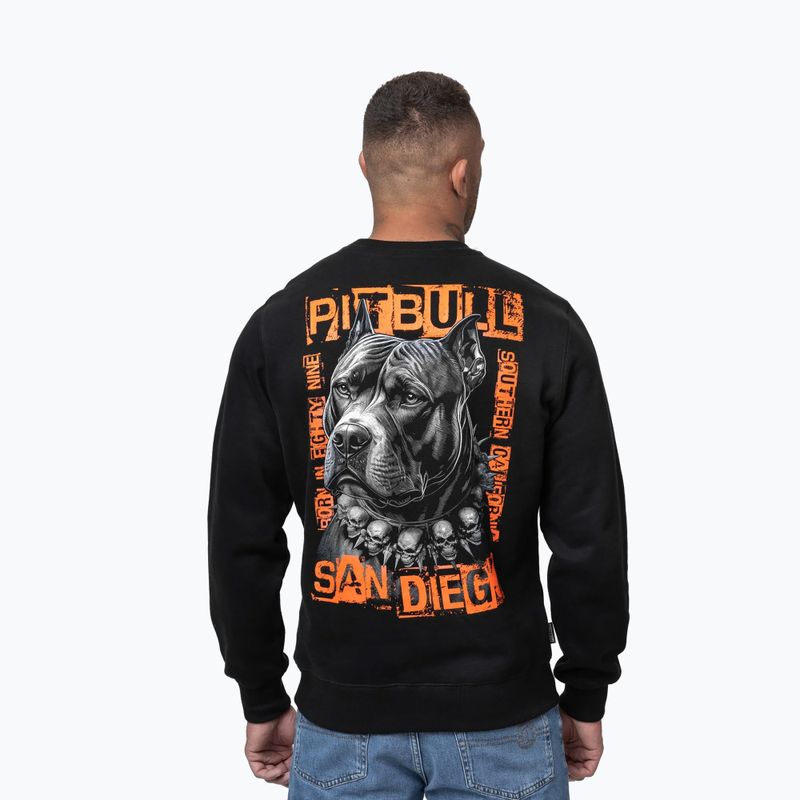 Pánska mikina Pitbull Crewneck Blacky black 3