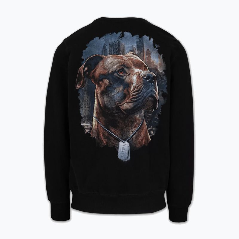 Pánska mikina Pitbull Crewneck Hero black 2