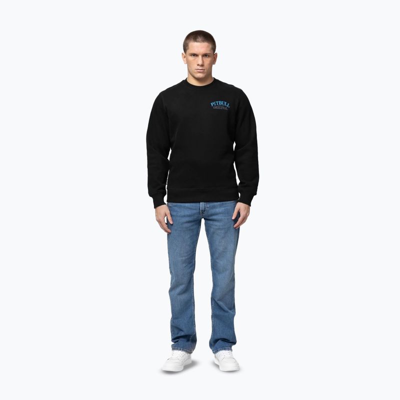 Pánska mikina Pitbull Crewneck Midnight black 2