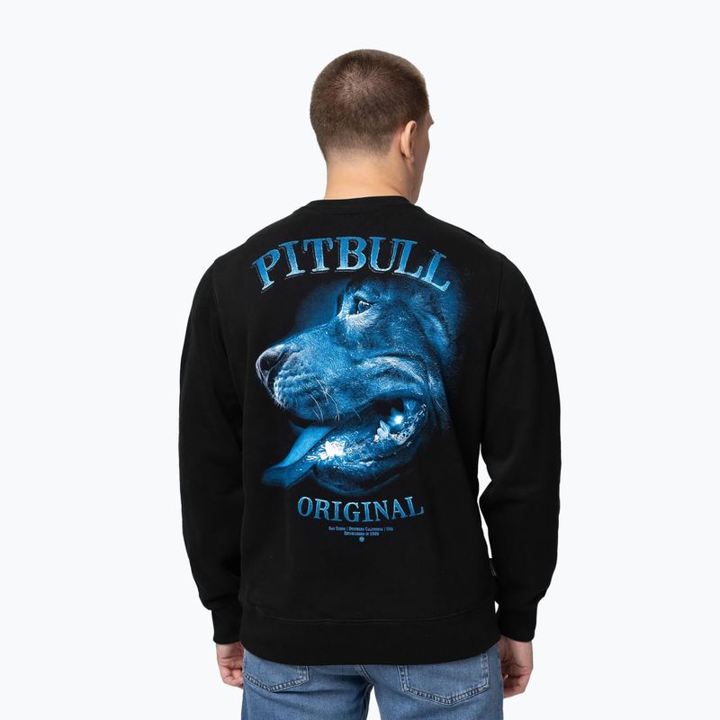 Pánska mikina Pitbull Crewneck Midnight black 3
