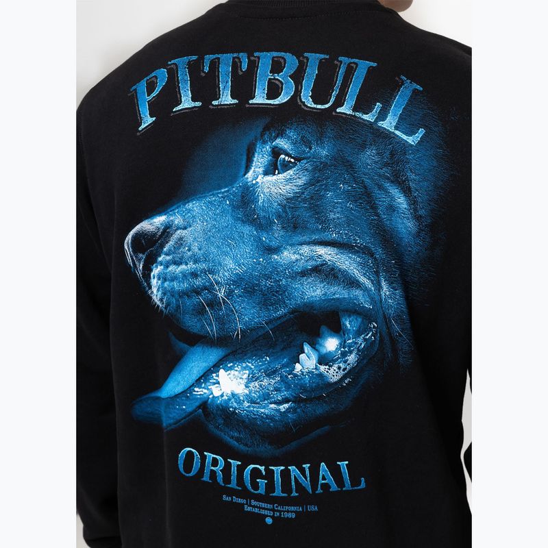 Pánska mikina Pitbull Crewneck Midnight black 4