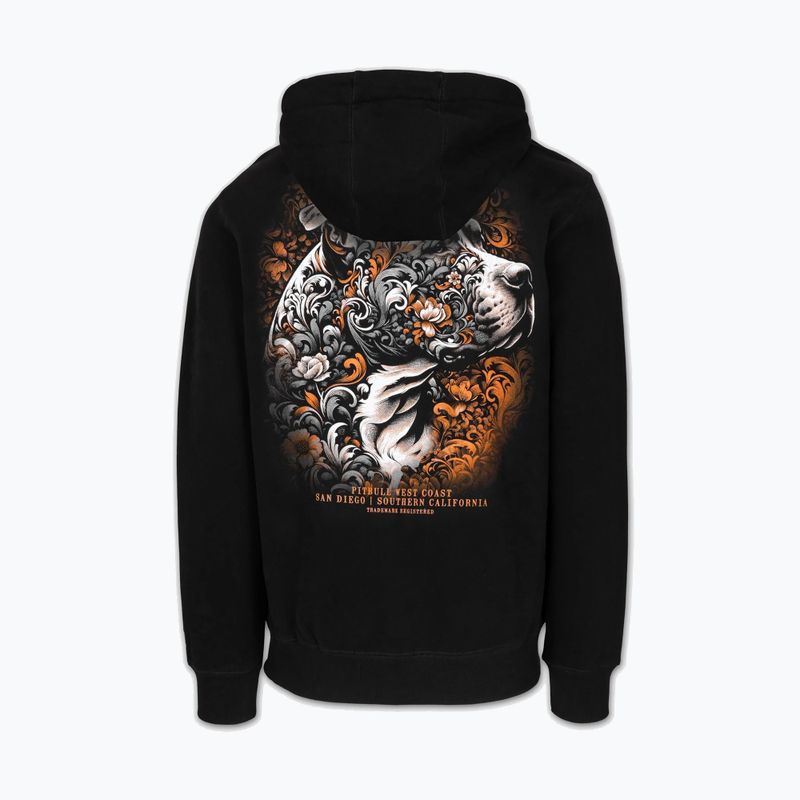 Pánska mikina Pitbull Tattoo Hooded black 2