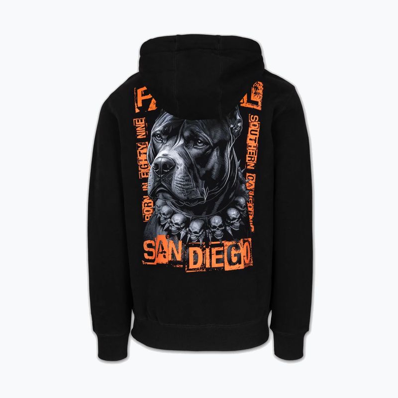 Pánska mikina Pitbull Blacky Hooded black 5
