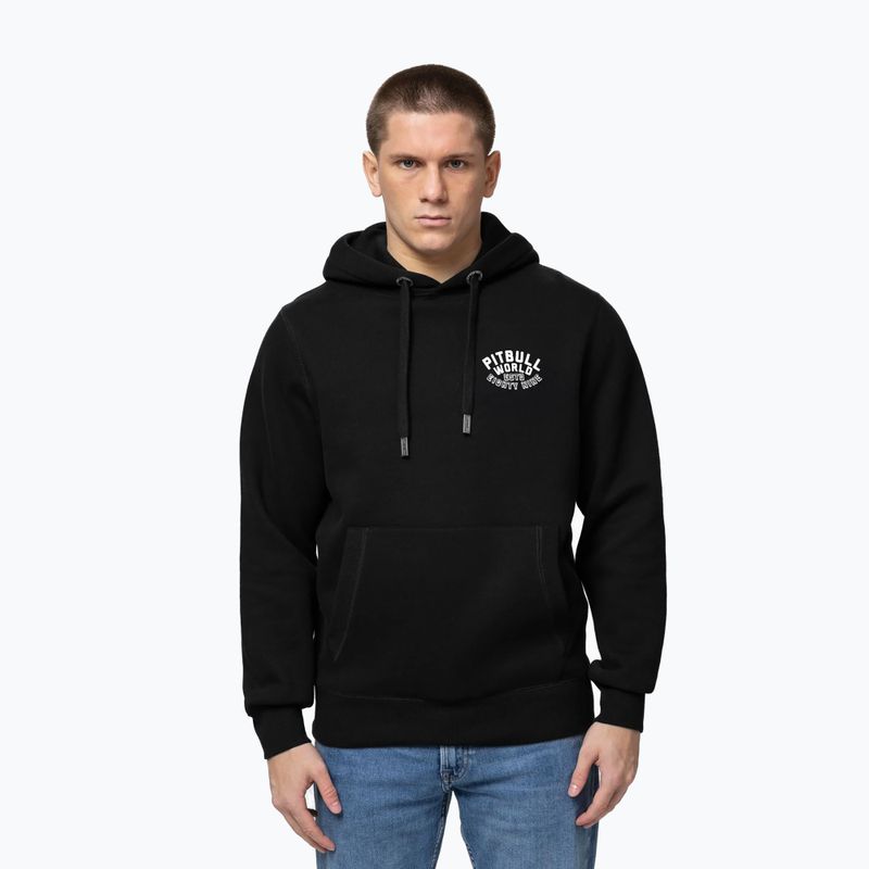 Pánska mikina Pitbull Hero Hooded black