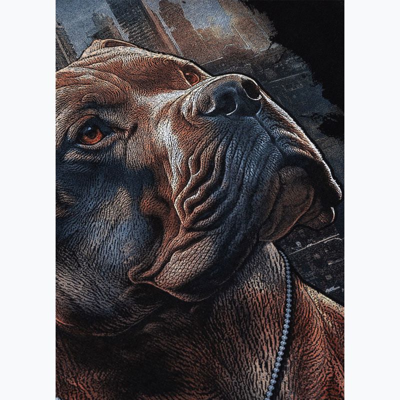 Pánska mikina Pitbull Hero Hooded black 9