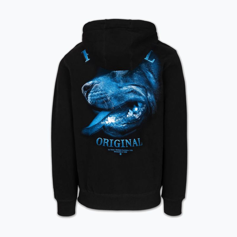 Pánska mikina Pitbull Midnight Hooded black 5