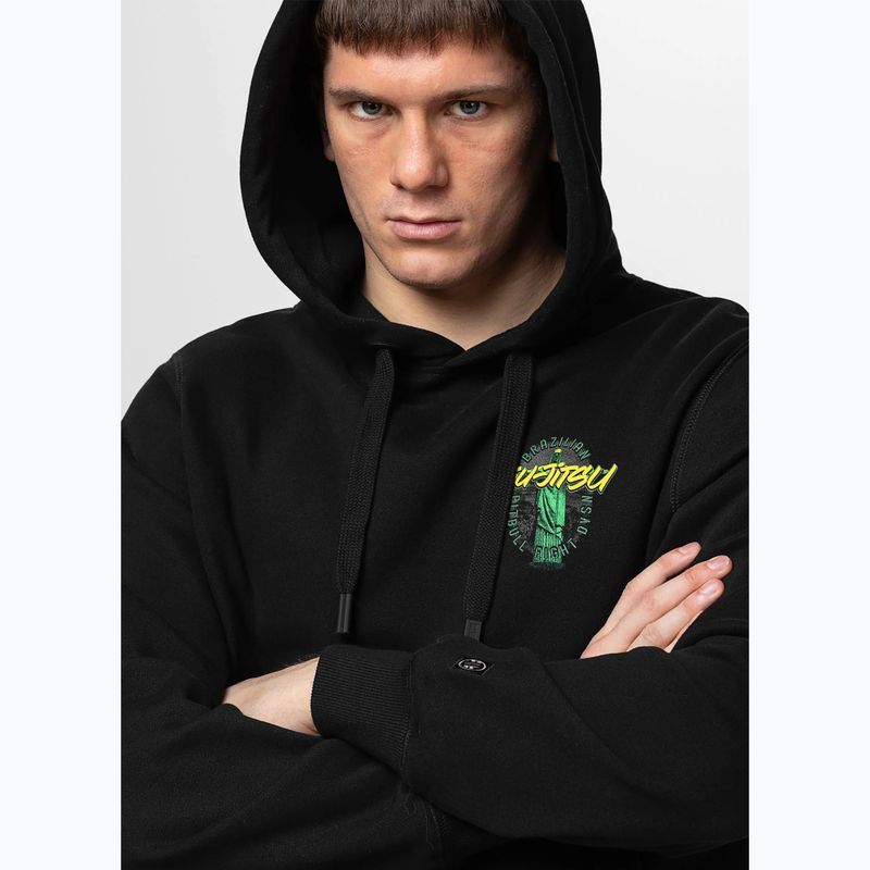 Pánska mikina Pitbull Bjj Fight Dvsn Hooded black 4