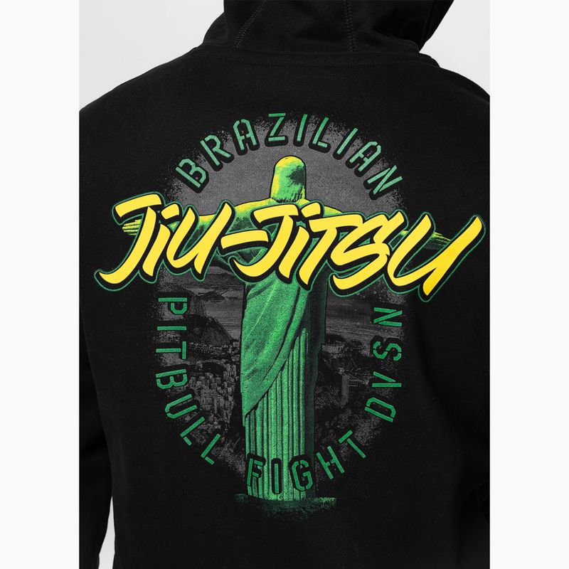 Pánska mikina Pitbull Bjj Fight Dvsn Hooded black 5