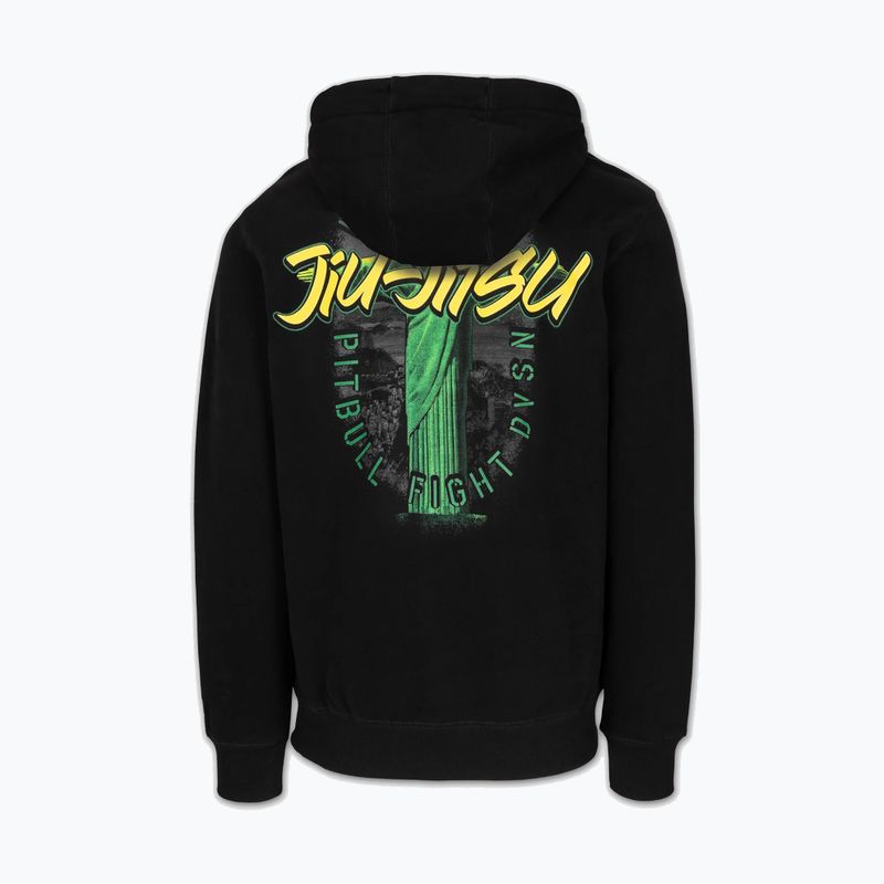 Pánska mikina Pitbull Bjj Fight Dvsn Hooded black 2