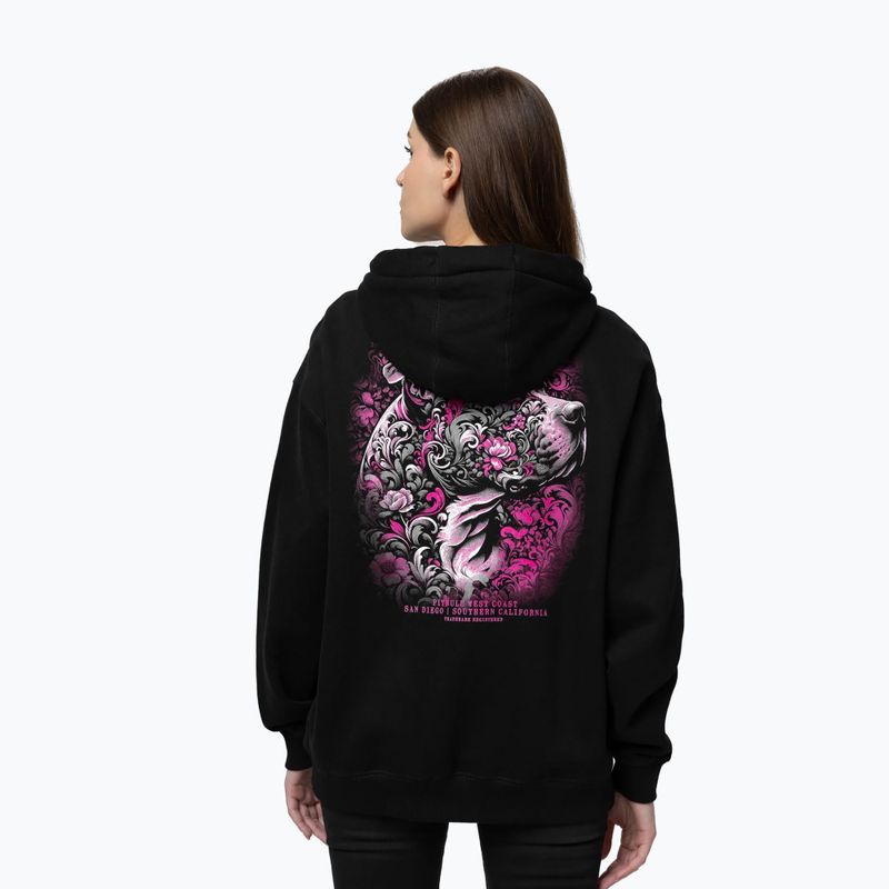 Dámska mikina Pitbull Tattoo Hooded black 3