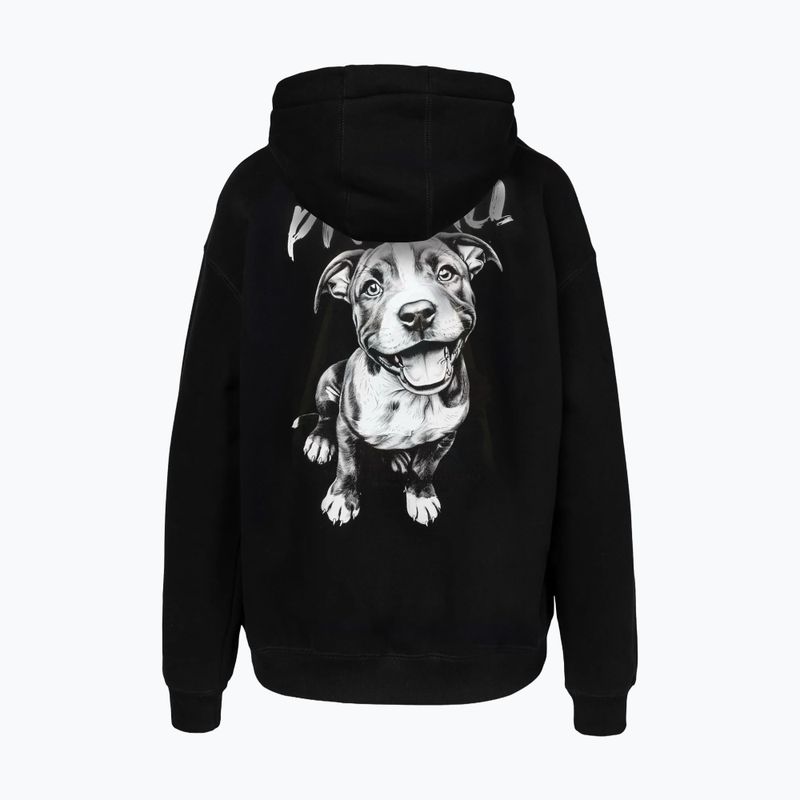 Dámska mikina Pitbull Puppy 2 Hooded black 2