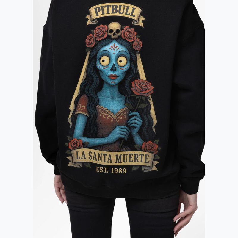 Dámska mikina Pitbull La Santa Muerte Hooded black 4