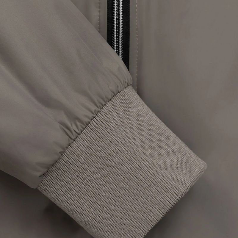 Pánska bunda Pitbull Athletic Logo Nylon Hooded taupe 12