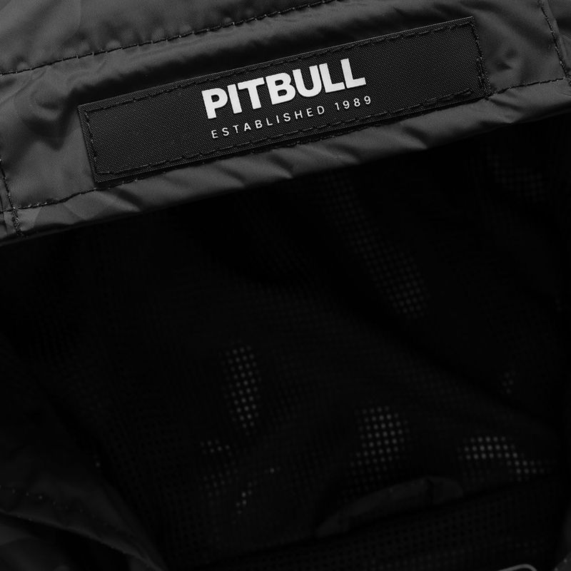 Pánska bunda Pitbull Athletic Logo Nylon Hooded black 9