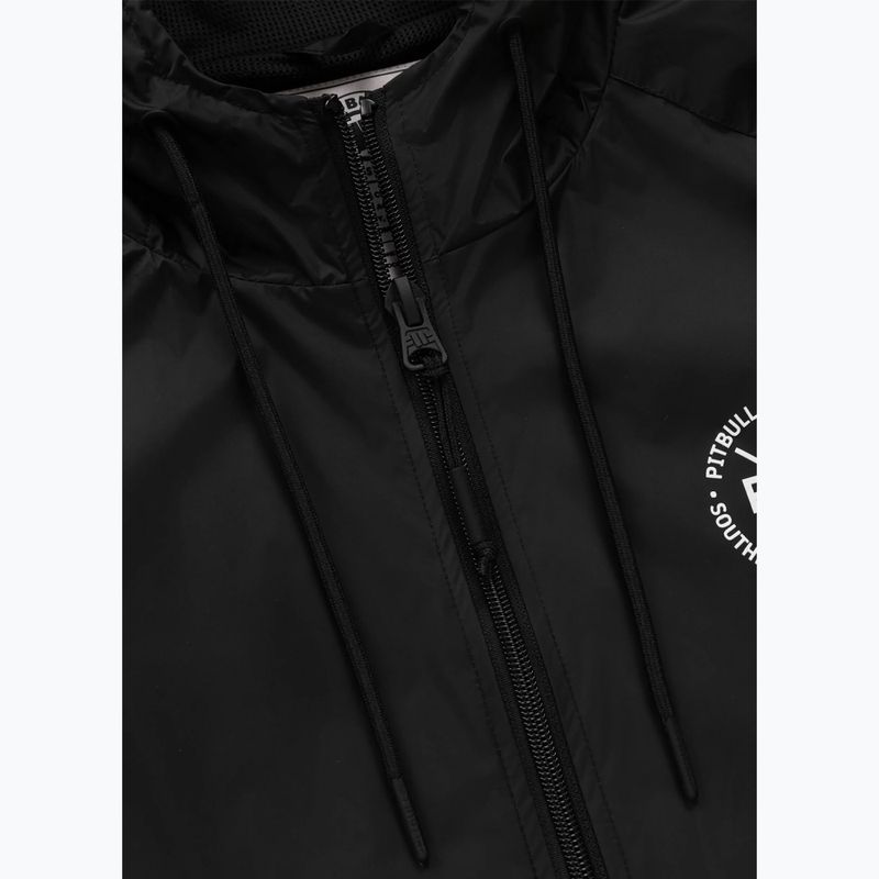 Pánska bunda Pitbull Athletic Tape Nylon Hooded black 5