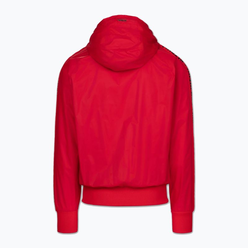 Pánska bunda Pitbull Athletic Tape Nylon Hooded red 7