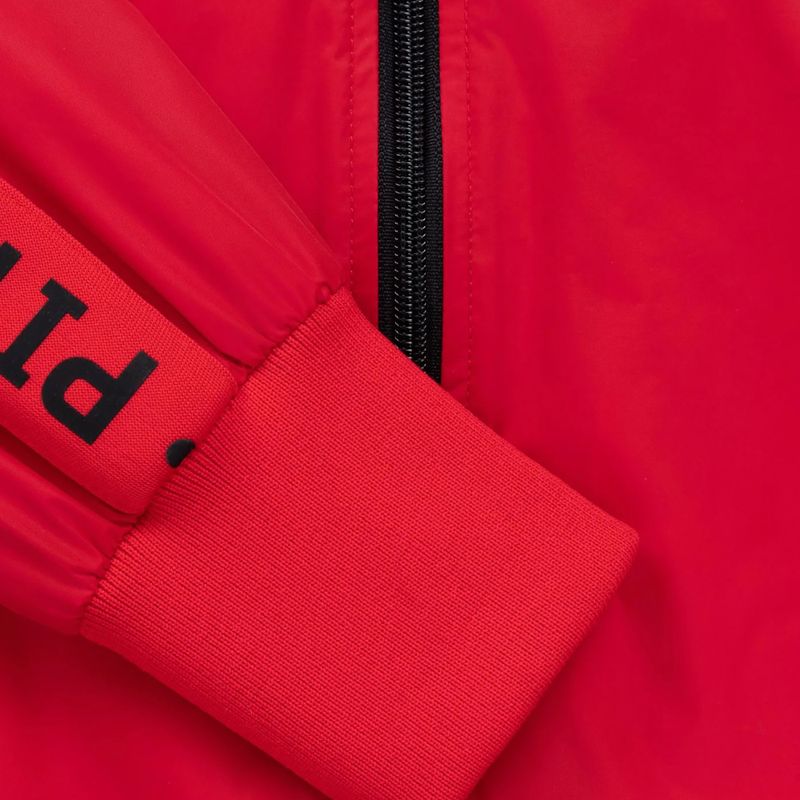Pánska bunda Pitbull Athletic Tape Nylon Hooded red 12