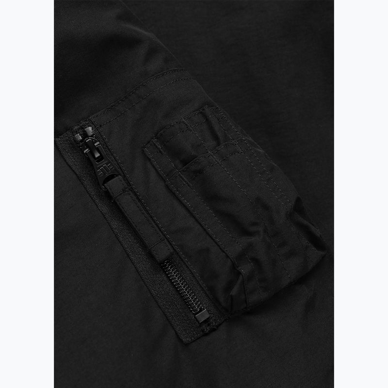 Pánska bunda Pitbull Hooper Hooded black 9