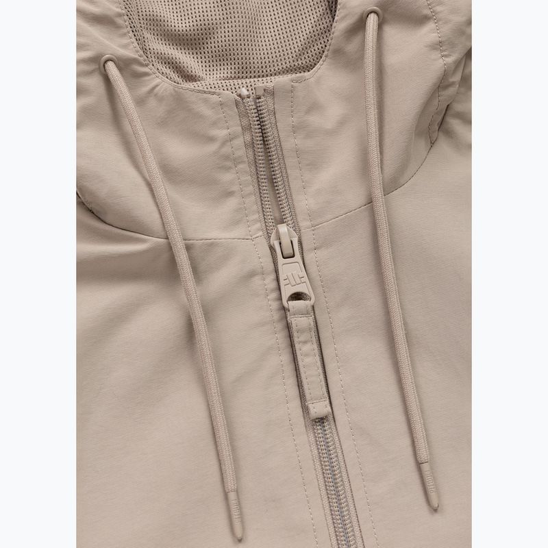 Pánska bunda Pitbull Hooper Hooded sand 7
