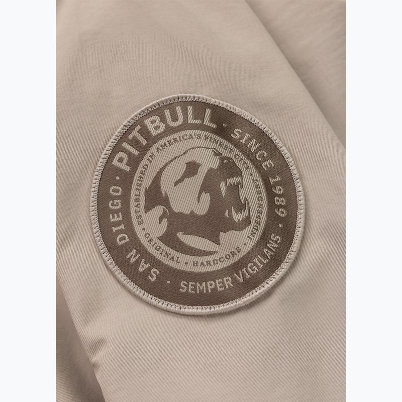 Pánska bunda Pitbull Hooper Hooded sand 10