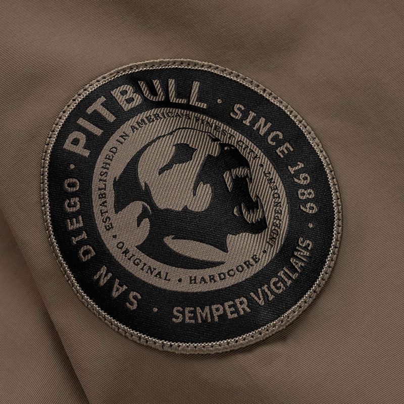 Pánska bunda Pitbull Meandro Kangaroo dark brown 9