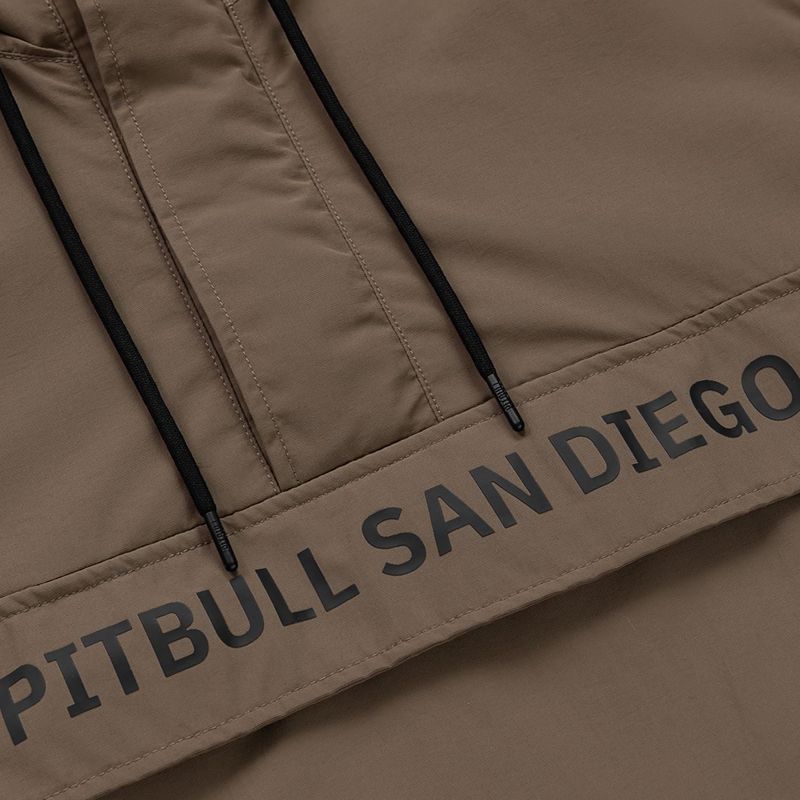 Pánska bunda Pitbull Meandro Kangaroo dark brown 12