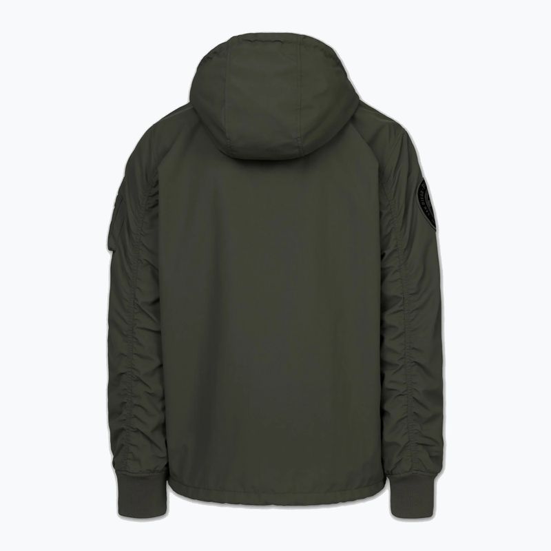 Pánska bunda Pitbull Meandro Kangaroo dark olive 4