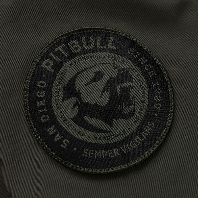 Pánska bunda Pitbull Meandro Kangaroo dark olive 10