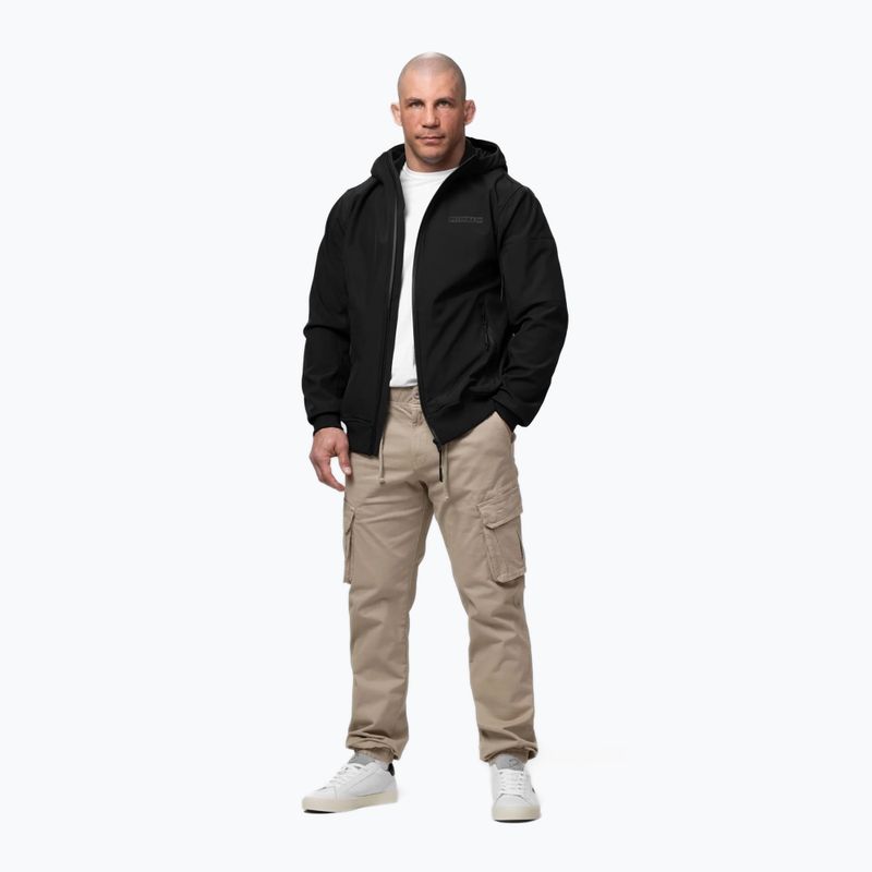Pánska bunda Pitbull Roscoe Softshell black 2