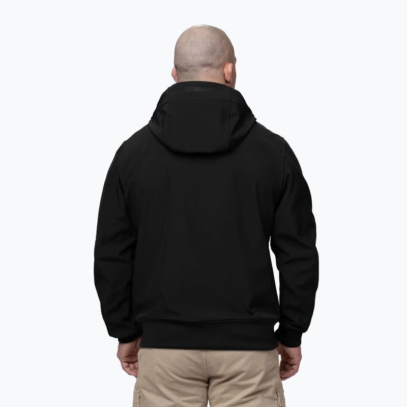 Pánska bunda Pitbull Roscoe Softshell black 3