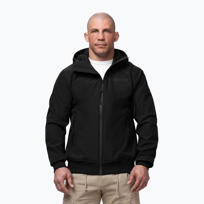Pánska bunda Pitbull Roscoe Softshell black 4
