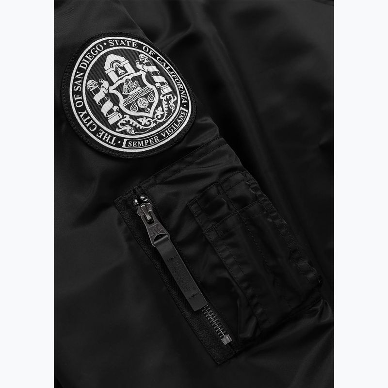 Pánska bunda Pitbull Aero Flight Hooded black 10