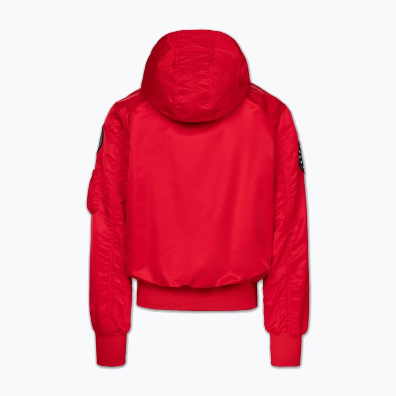 Pánska bunda Pitbull Aero Flight Hooded fluo/red 6