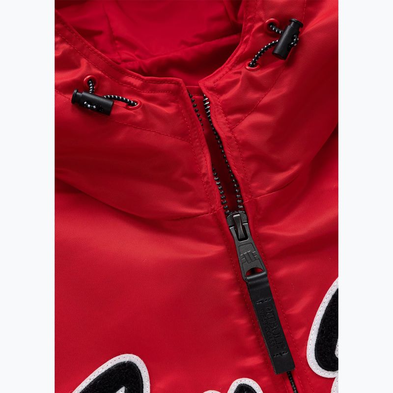Pánska bunda Pitbull Aero Flight Hooded fluo/red 14