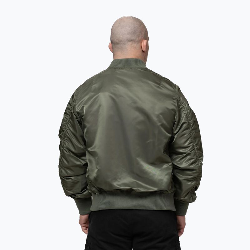 Pánska bunda Pitbull Akron MA1 Flight olive 3