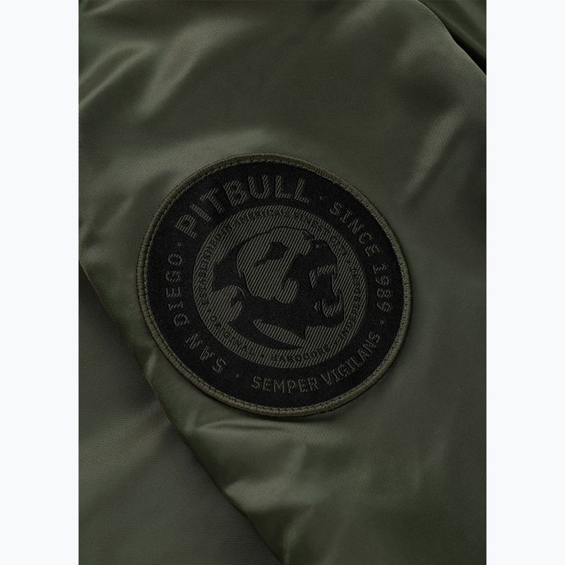 Pánska bunda Pitbull Akron MA1 Flight olive 11
