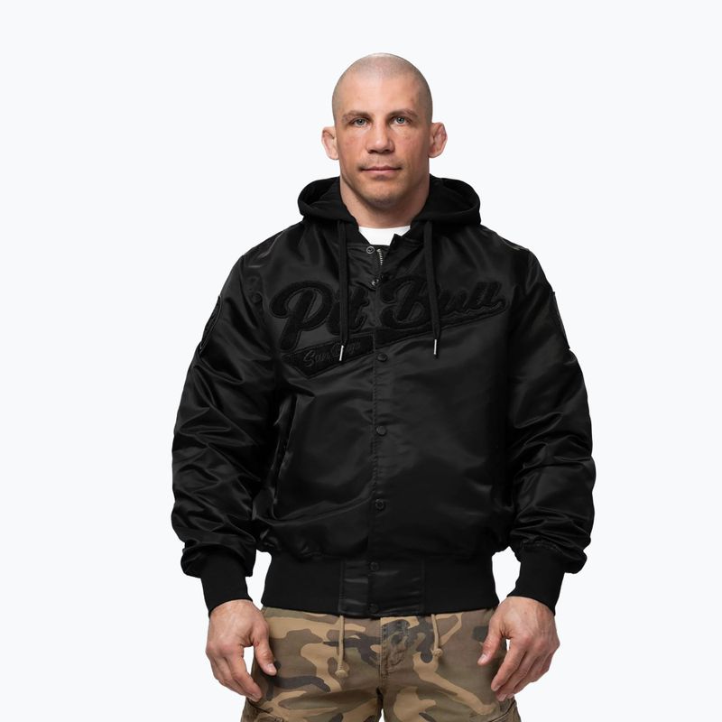 Pánska bunda Pitbull Mason San Diego Baseball Hooded black 4