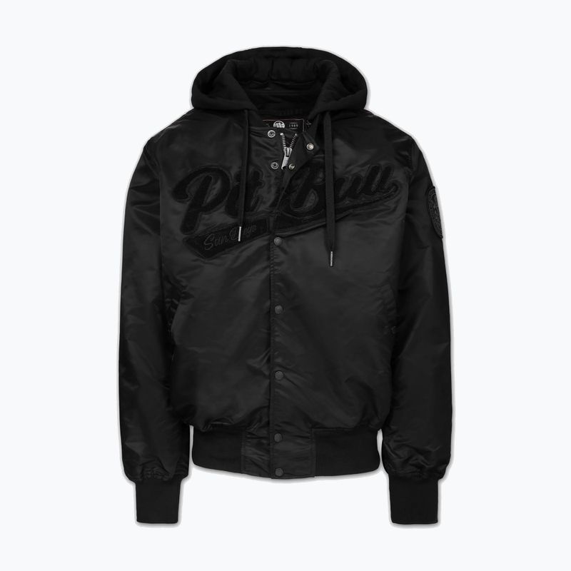 Pánska bunda Pitbull Mason San Diego Baseball Hooded black 5