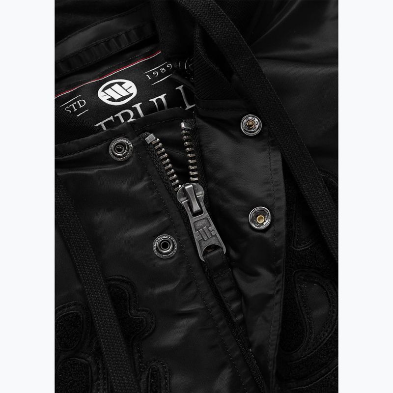 Pánska bunda Pitbull Mason San Diego Baseball Hooded black 8