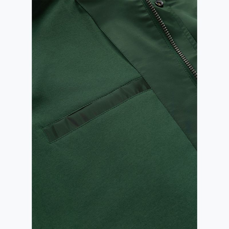 Pánska bunda Pitbull Mason San Diego Baseball Hooded bottle green/beige 13