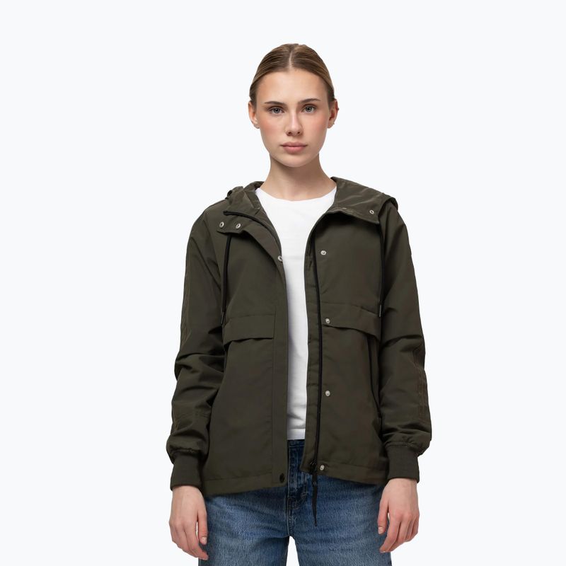 Dámska bunda Pitbull Avalon Hooded olive 3