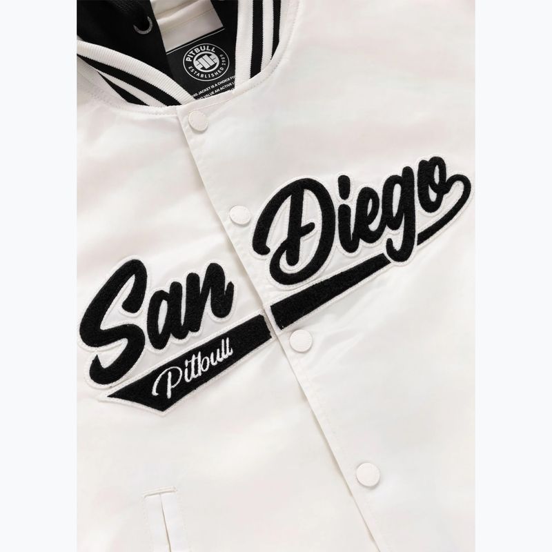 Dámska bunda Pitbull Angela San Diego Hooded Varsity off white 11