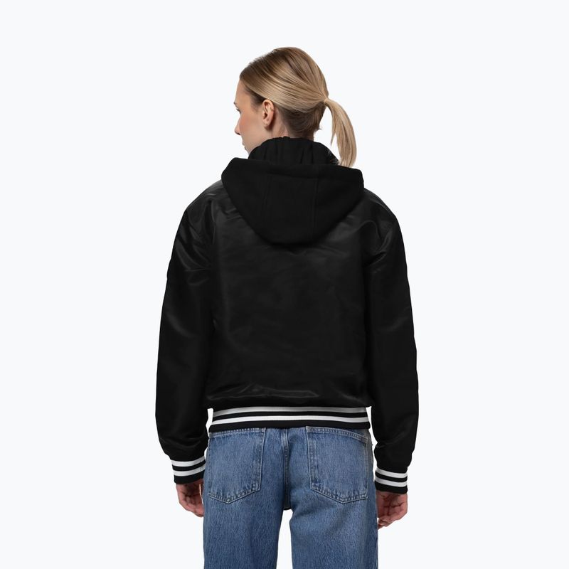 Dámska bunda Pitbull Angela San Diego Hooded Varsity black 3