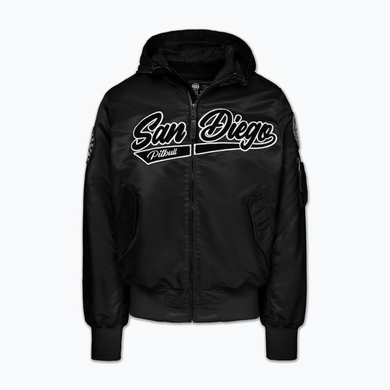 Dámska bunda Pitbull Angela San Diego Hooded Varsity black 6