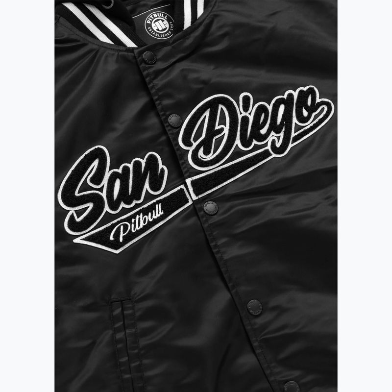 Dámska bunda Pitbull Angela San Diego Hooded Varsity black 13